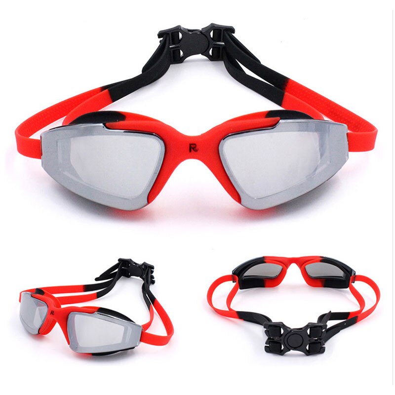 Gafas de natación profesionales para adultos y jóvenes, lentes impermeables antiniebla para natación, equipo de buceo