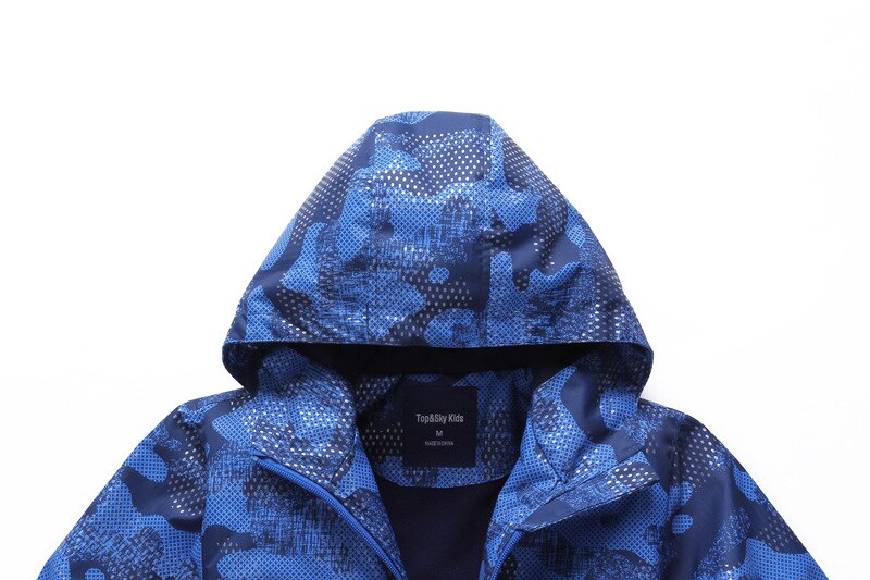 Boy Kids Softshell Waterproof Rain Coat Children Outdoor Hiking Clothing Windbreaker Toddler Soft Shell Fleece Jackets Outerwear