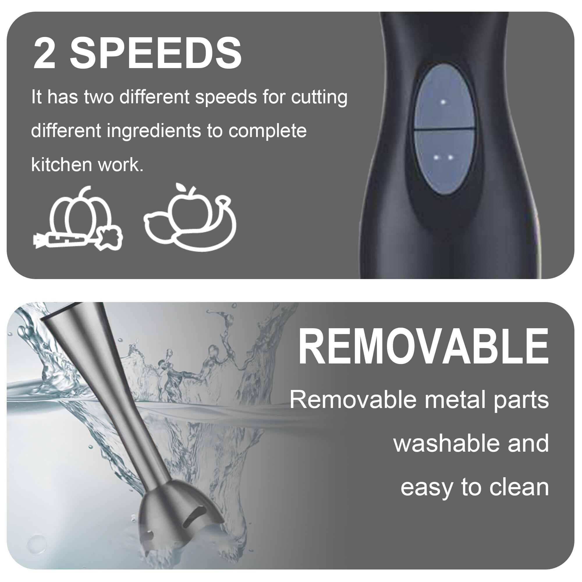 2 Speed Blender 4 in 1 Electric Food Mixers Kitchen Appliances Egg Beater Vegetable Meat Grinder For 220V Sonifer