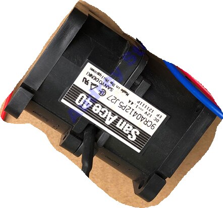 Sanyo turbocompresseur ventilateur de 12V 1.4A Automobile et moto avec vent fort dissiper la chaleur régulation de vitesse en continu: A