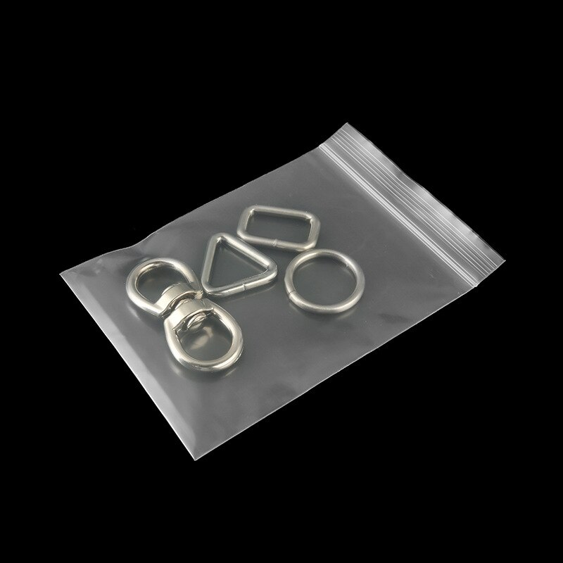 100pcs/lot Resealable Zip Lock Bags Self Seal Clear Plastic Poly Bag Food Storage Package Reclosable Fresh Bag