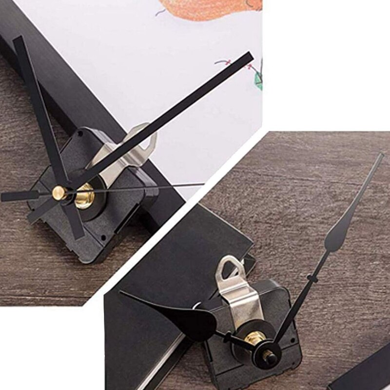 Silent Quartz Clock Movement,Long and Short Shaft Clock Mechanism,Wall Clock Parts Motor Replacement DIY Repair Parts