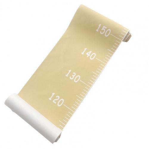 Wall Ruler Eco-friendly Removable Wall Ruler Nordic Style Measurement Chart Portable Moments Measurement Chart: Turmeric