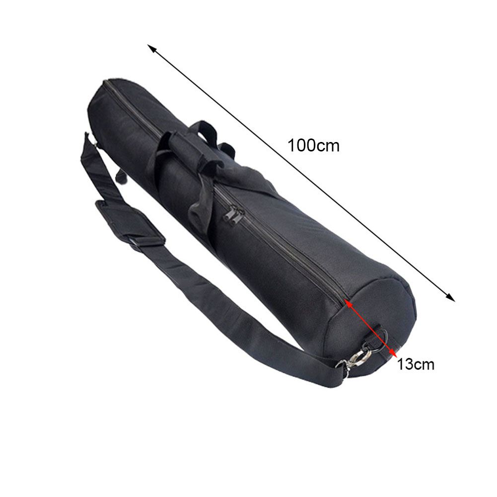 Trípode de tela Oxford impermeable para viaje, bolsa de almacenamiento portátil para micrófono, altavoces, soporte de iluminación, 60-120cm: Gris oscuro
