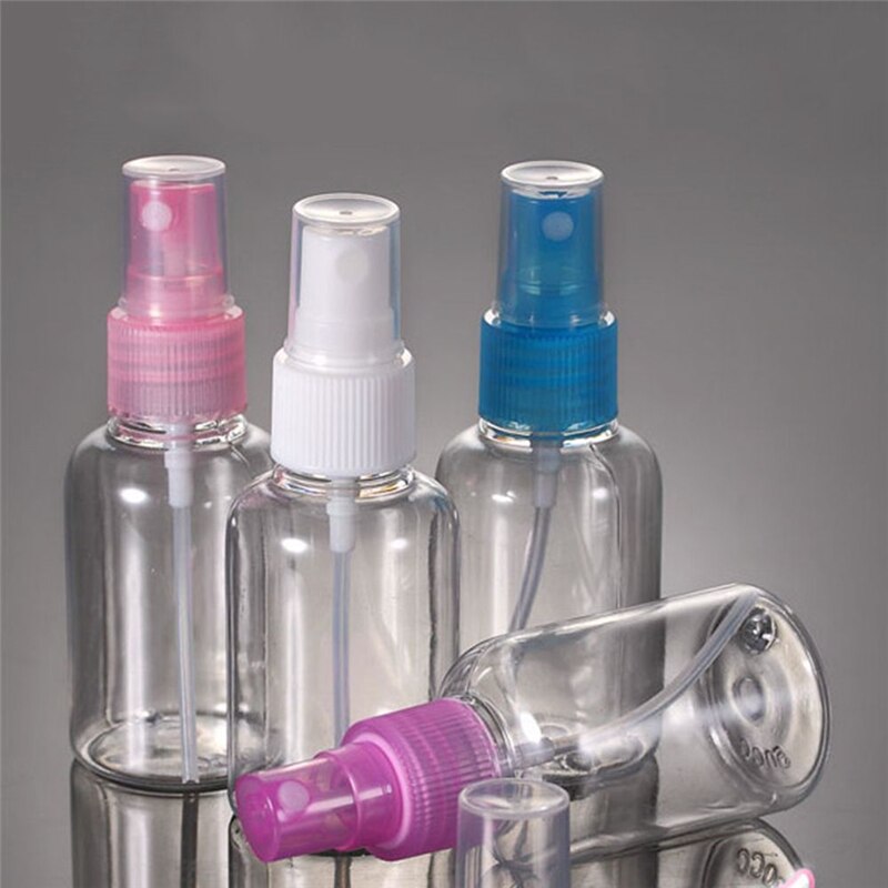 30/50/100Ml Lege Spray Fles Reizen Hervulbare Doorzichtige Plastic Clear Parfum Verstuiver Mini Lege Spray Fles