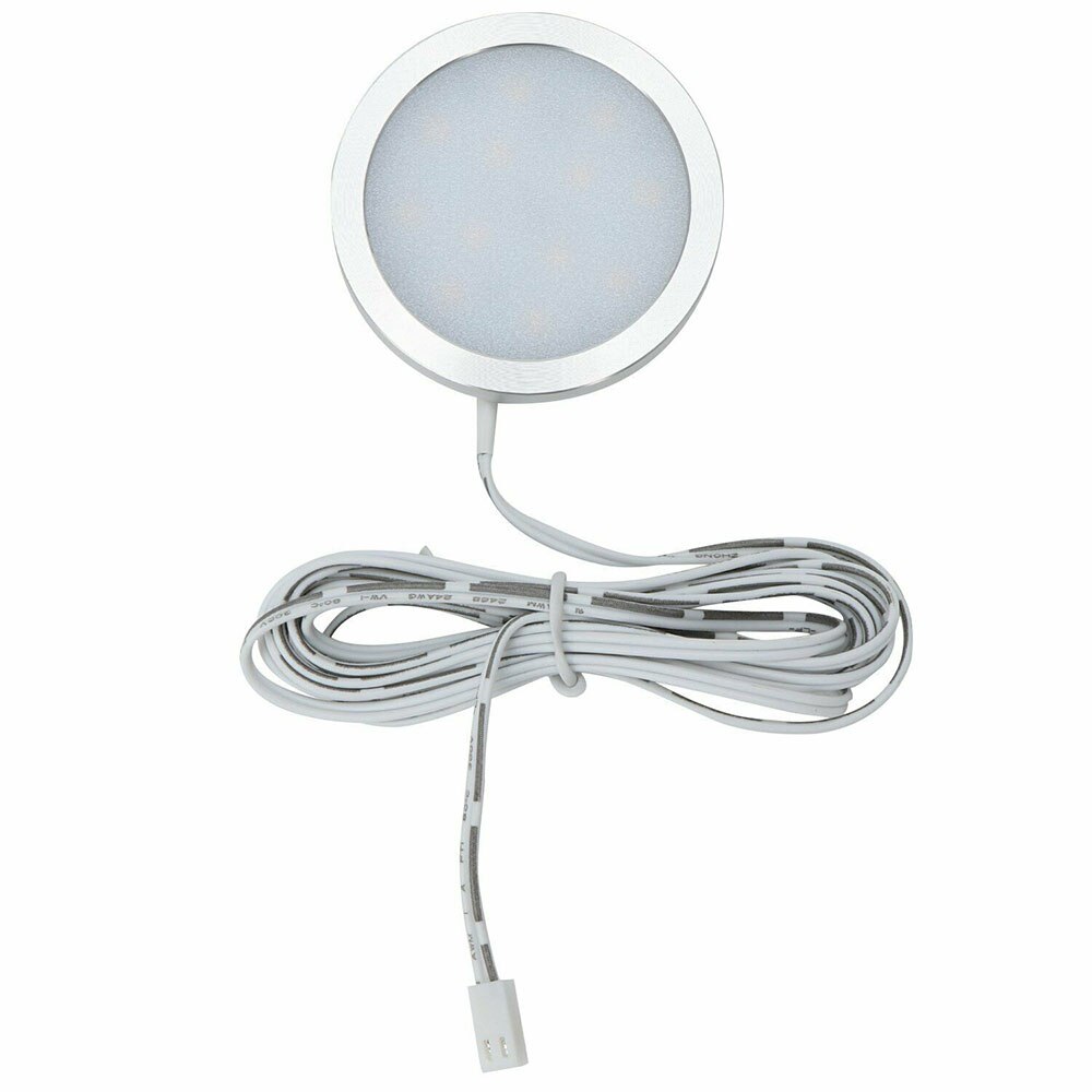 12V 2.5W LED Recessed Down Light Interior Roof Ceiling Light Round Wall Lamps Cabinet Lamp For Camper RV Trailer Boat