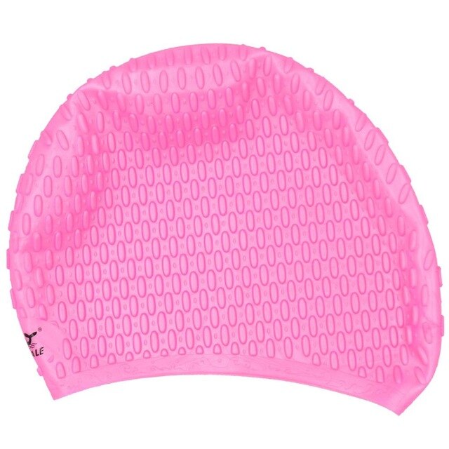 Whale Flexibele Waterdichte Siliconen Badmuts Unisex Volwassen Waterdrop Zwemmen Hoed Cover Bescherm Oor Zwemmen Caps: swimming caps9