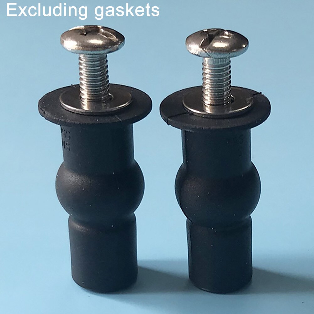 1pair Tool Nuts Expansion Screw Home Hinges Small Easy Install Rubber Top Toilet Seat Universal Fixing Reusable