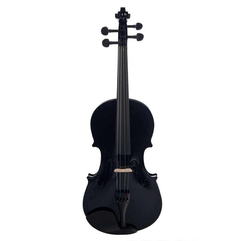 Violín de arce negro 4/4 con bajo, violín de cola de aleación superior