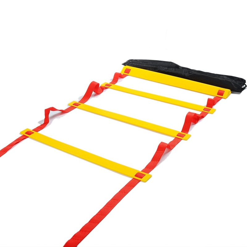 Football Training Ladders 5 Style 6/8/10/12/20 Rung Nylon Straps Soccer Ball Ladder Equipment Speed Ladder