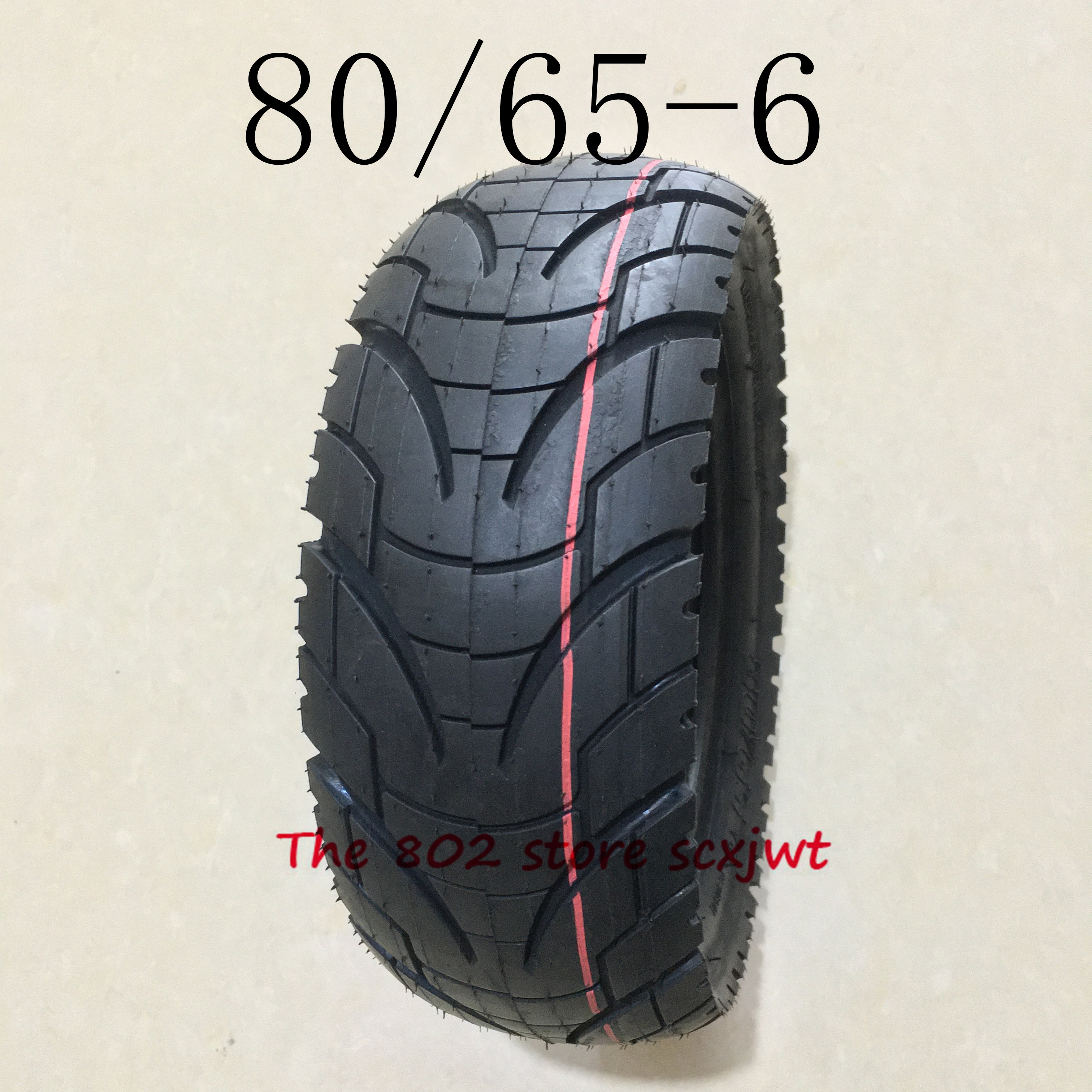 Super 80/65-6 Inner Outer Tire 10x3.0-6 TyreElectric Scooter Inflatable Road Tires E-Bike