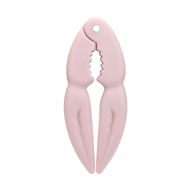 Pinzas para garra de cangrejo, utensilio de plástico para mariscos, utensilio para comer cangrejo, nueces, Cascanueces, 1 unidad: pink