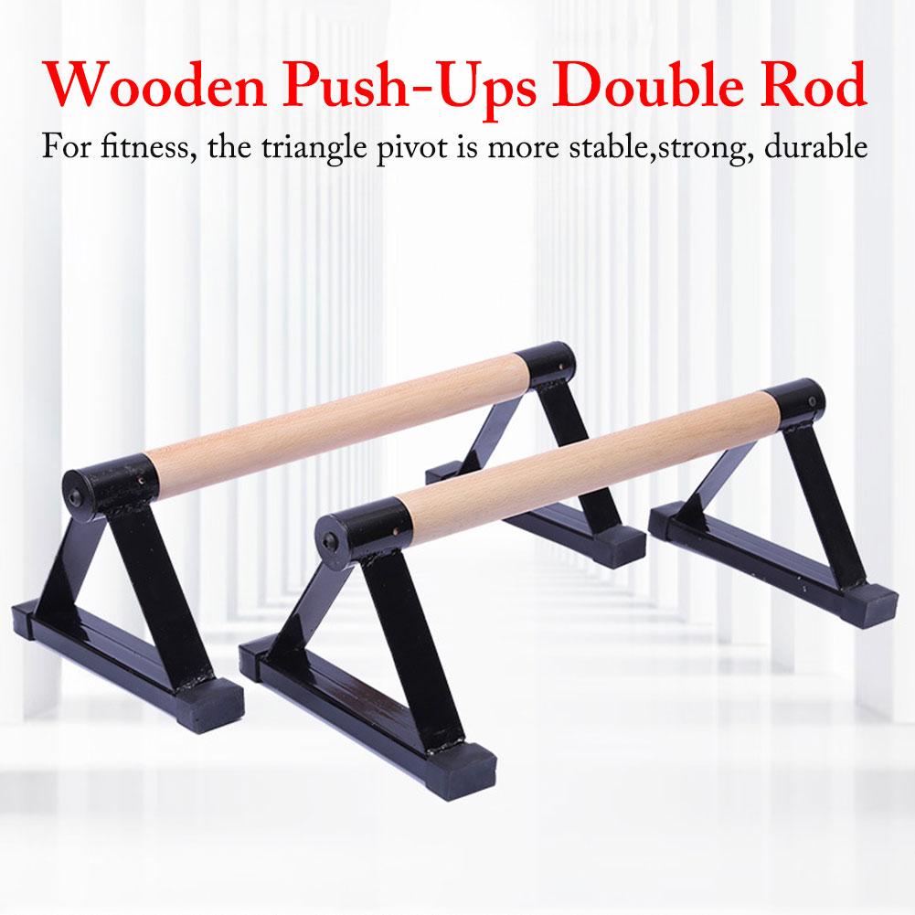 Parallettes Gymnastik Holz Parallettes Bar Gymnastik Handstand Fitness Ausrügestochen Für Männer Frauen Liefert