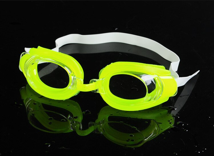 Lunettes de natation réglables pour enfants avec bouchons d'oreille pince-nez accessoires de natation fournitures de parc aquatique pour lunettes de natation sûres pour bébé: Green