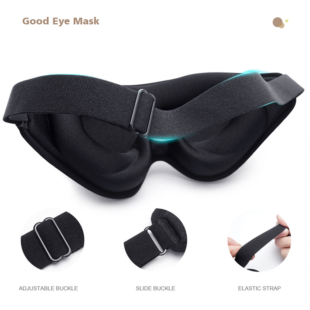 3D Slaapmasker Blokkeren Licht Slaapmasker Voor Ogen Zacht Slaaphulpmiddel Oogmasker voor Reizen Slaapmasker Nacht Ademend Slaapmasker