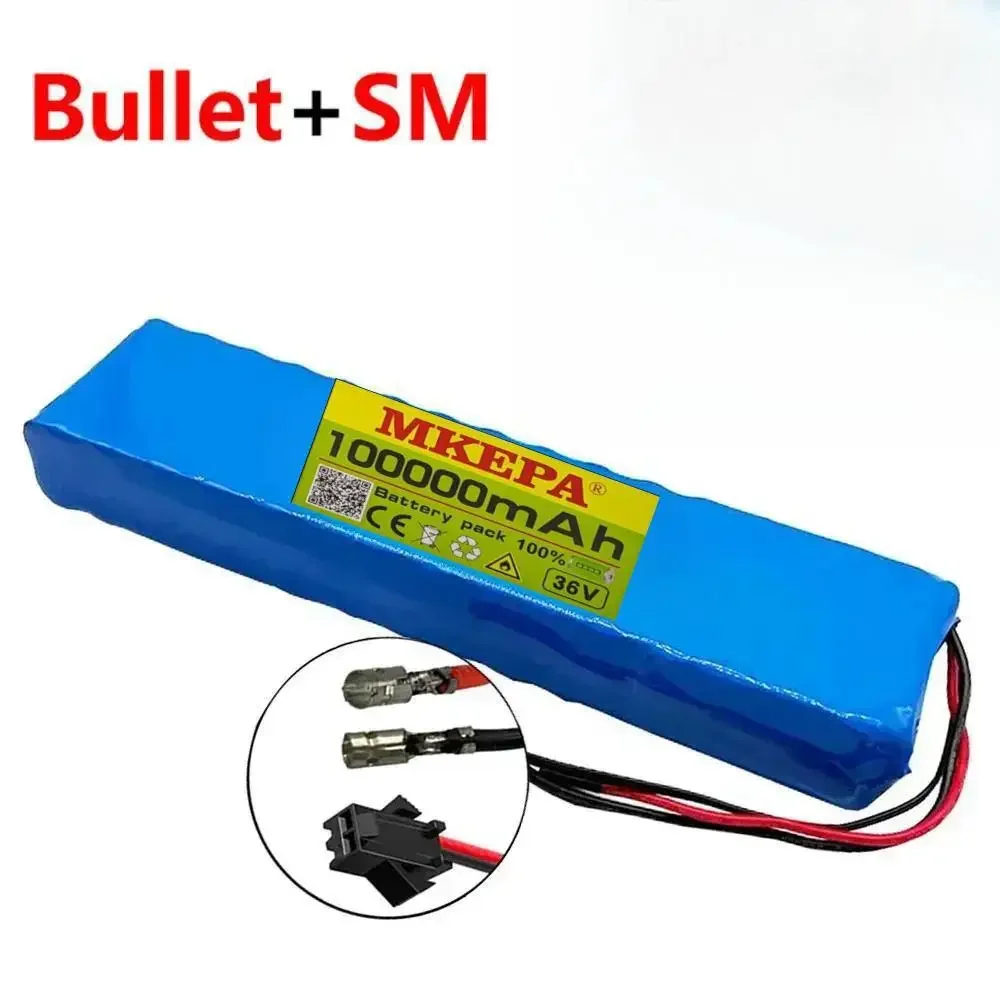 36V 100000 Batteria per scooter elettrico mAh 36v Batteria per scooter elettrico al litio 500W Batteria per scooter elettrico Batteria 36v 10s2p: Arancione