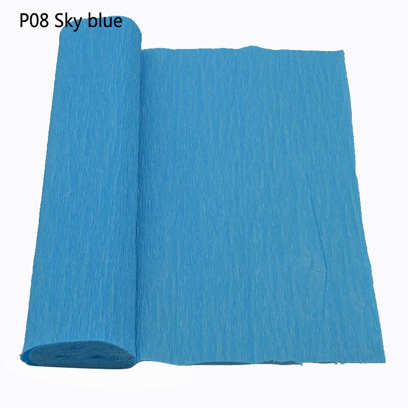 250*25cm Gefältelt Krepp Origami Papier Handwerk DIY Blume Girlande Verpackung Falten Scrapbooking Party Dekoration: P08