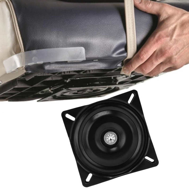 6in Seat Swivel Base Mount 360 Degree Rotation Stainless Steel EDC Coating Bar Stool Mount Plate for Boat Marine