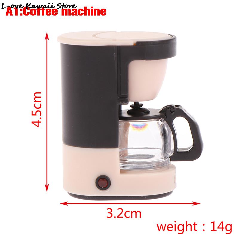Juego de muebles para casa de muñecas en miniatura, Mini Kit de juguete, accesorios, TV, cocina, nevera para el hogar, juego de simulación para niños, estatuilla Diy: Plata