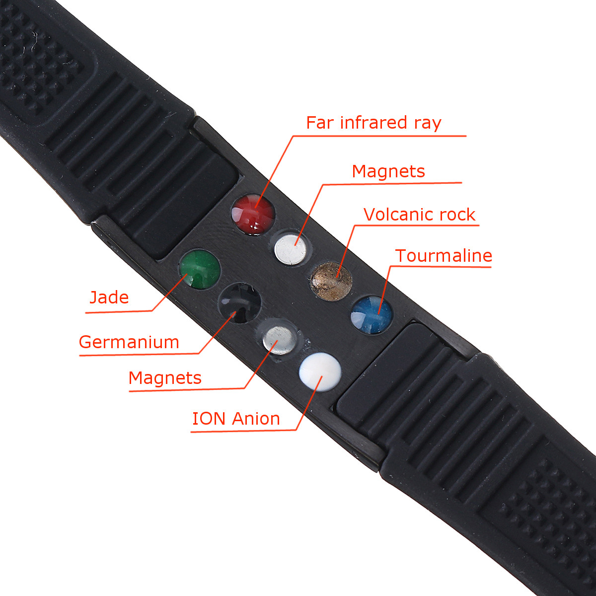 7 in 1 Titan Magnetische Energie Armbinde Energie Bio Armbinde Gesundheit Schmerzen Linderung Magnet Gesundheit Armbinde Neue