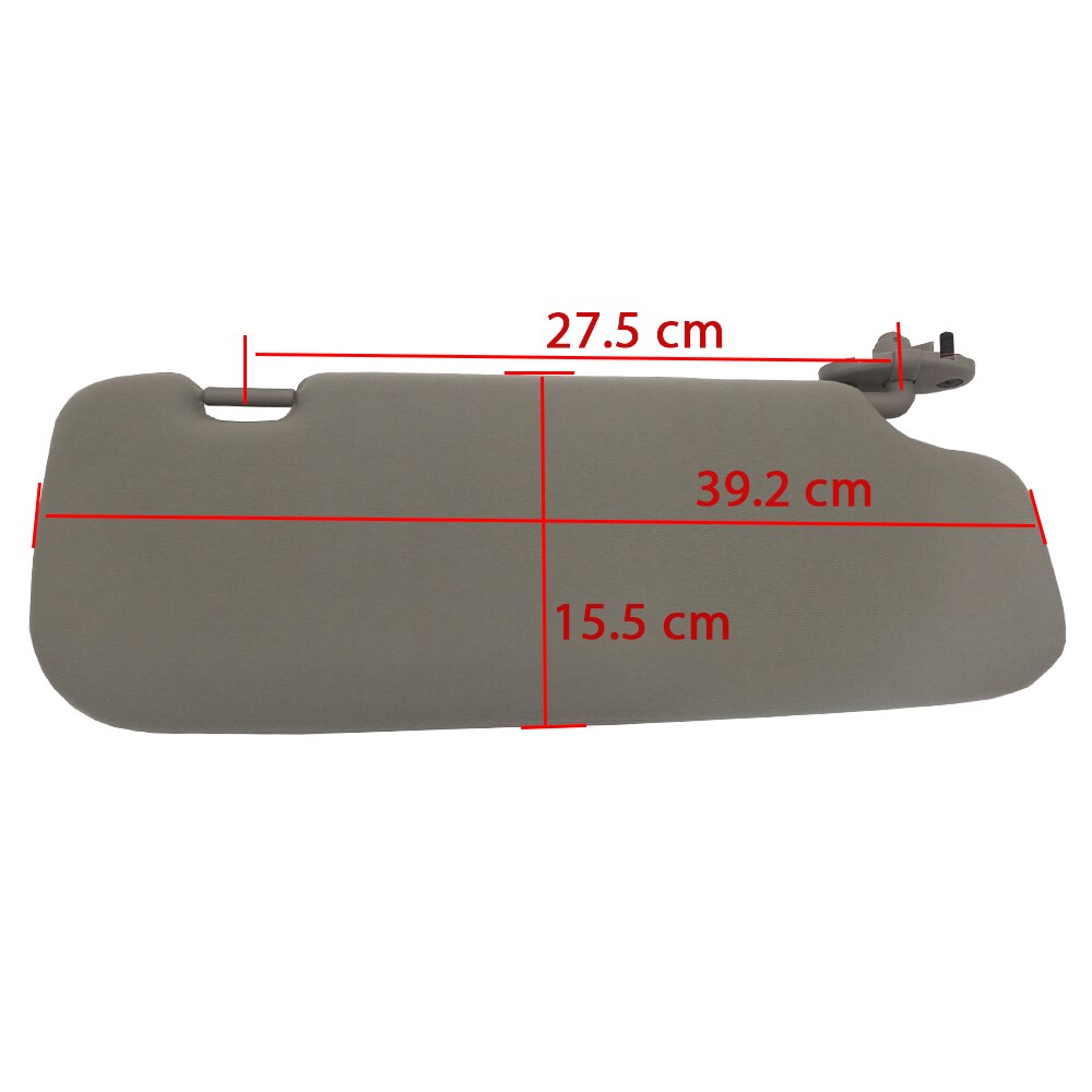 Left Driver Side Sunvisor Sun Shield Visor Assembly For Chevrolet Captiva 2007 Interior Sunshade Plate Gray