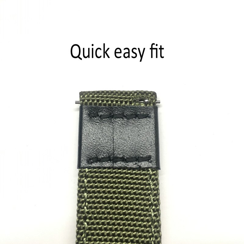 Correa de Nylon para Xiaomi Huami Amazfit Stratos 2 ritmo inteligente reloj banda 22MM correa para Samsung Gear S3/Huawei Watch GT activo