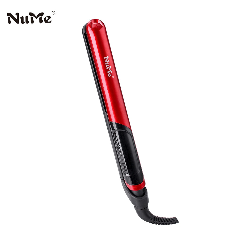 2 in 1 LCD Display ceramic coating Hair straightener comb hair Curler beauty care Iron healthy beauty curling irons flat iron