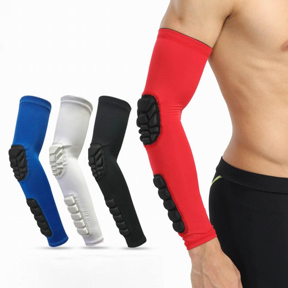 1PC Crashproof Basketball Shooting Elbow Support Compression Sleeve Arm Brace Protector Sport Safety Elbow Pads