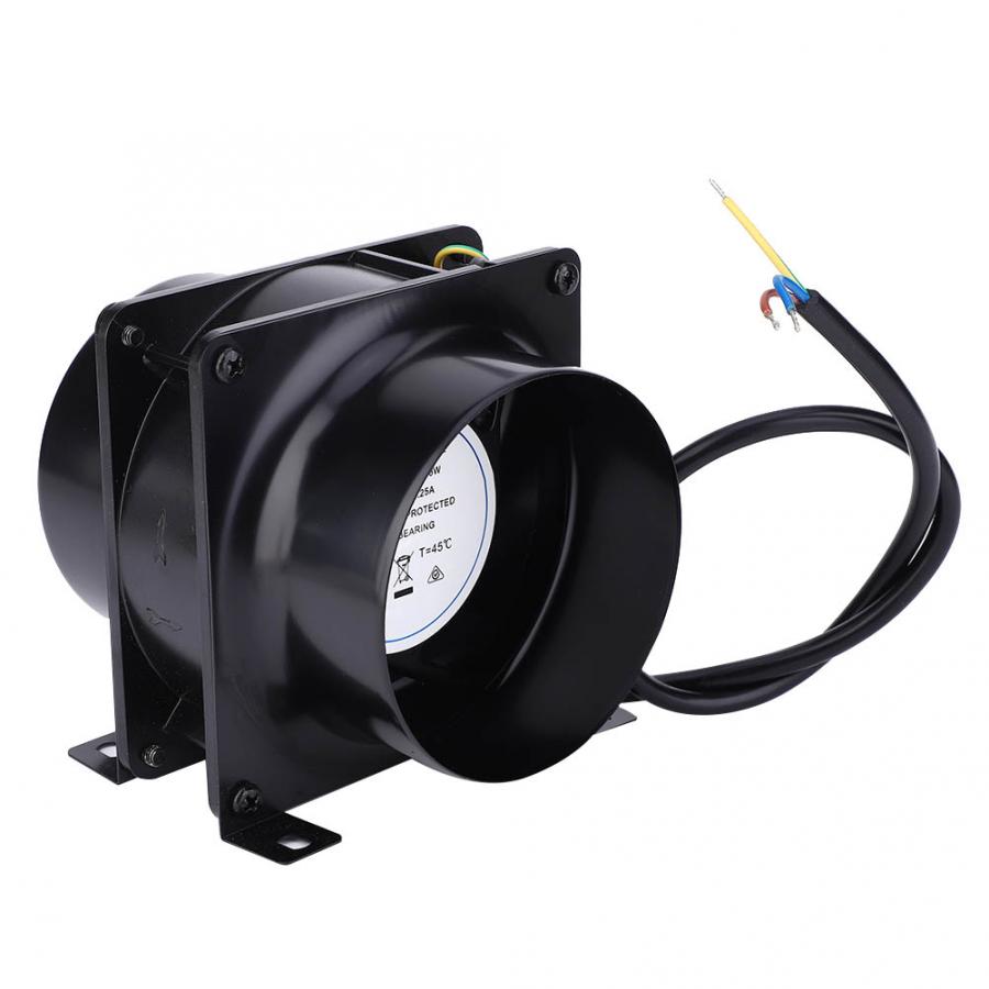 4 Inch Axial Duct Fan Air Ventilator Pipe Ventilation Exhaust Fan for Basement Library Kitchen Wall Fan Duct Fan 100-120V