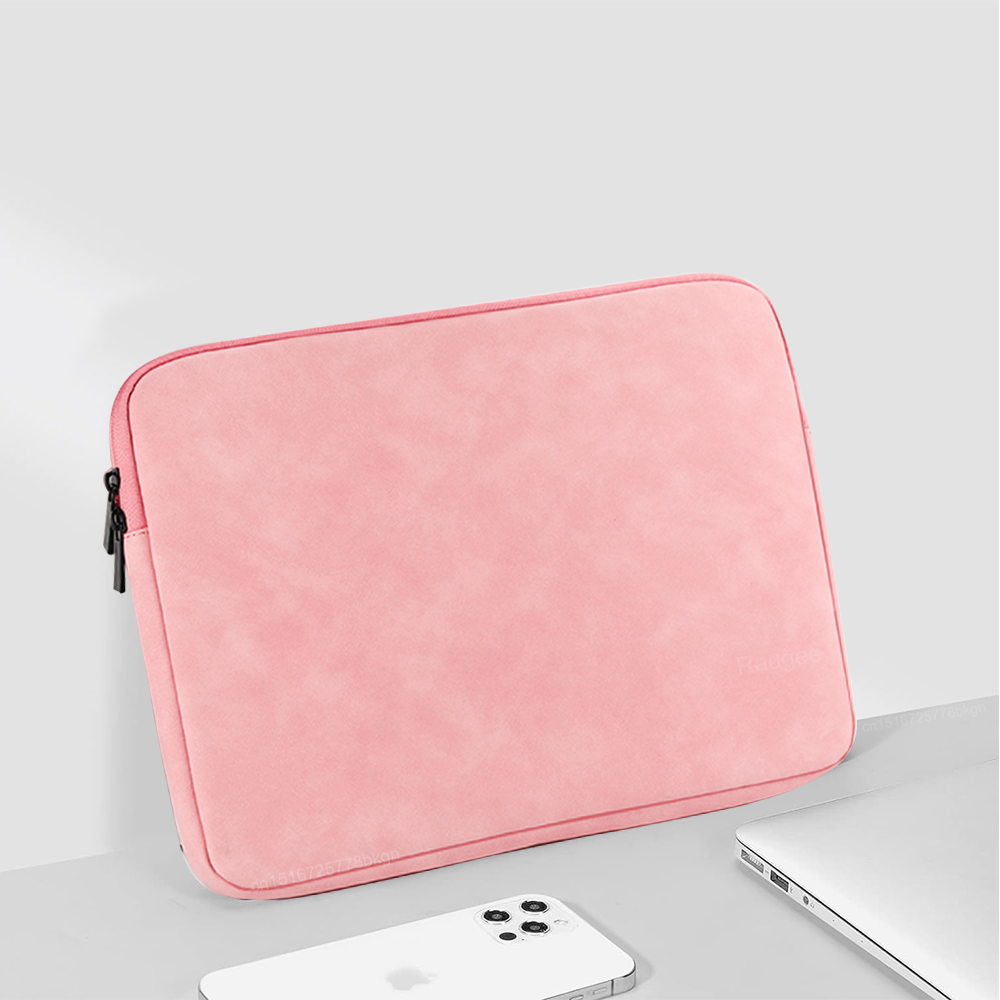 Laptop Bag Sleeve for Macbook Air Pro 13 13.3 14 15.4 15.6 Inch Notebook Pouch Case Cover for Lenovo Asus HP Dell Portable Bag: 12" / Beige