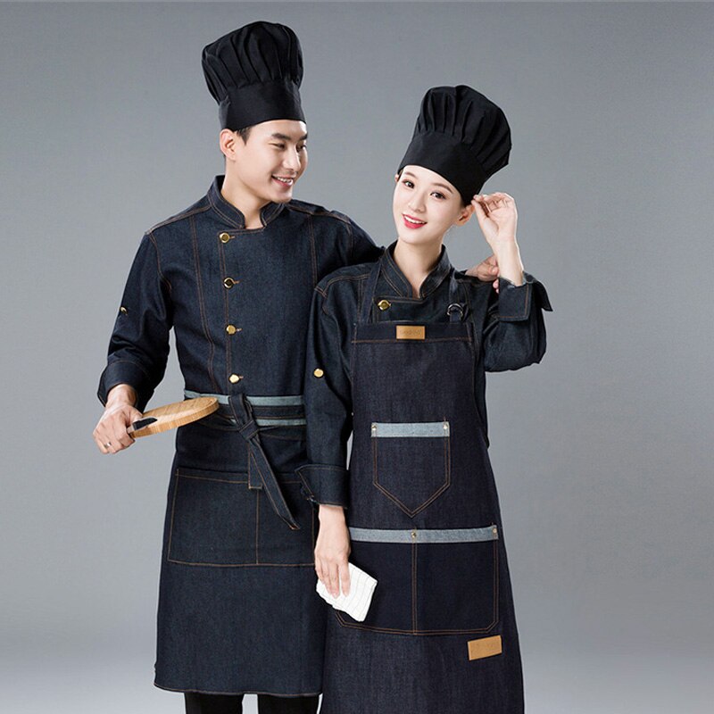 Uniformes de Chef Jean, vêtements de cuisine pour hommes et femmes, style