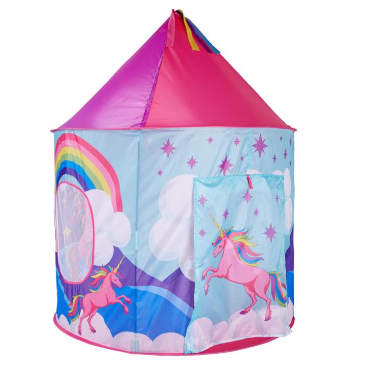Tienda de juego plegable tipi prins pricess tienda plegable niños niño niña castillo cubby casa de juego niños regalos tiendas: 14