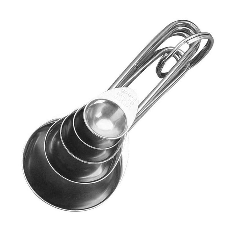 Measuring Spoons Stainless Steel Measuring Baking Spoons Cooking Cups Teaspoons Measuring Cooking Accessory