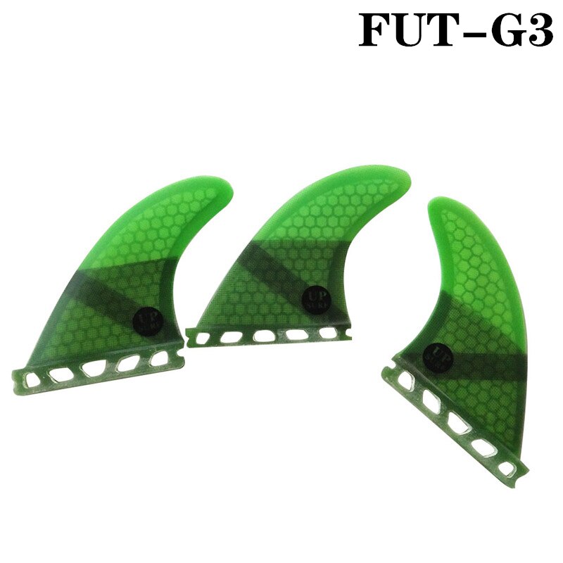 Planche de surf sup future  g3 ailerons en fibre de verre nid d'abeille aileron moyen aileron de planche de surf quilhas 4 couleurs disponibles