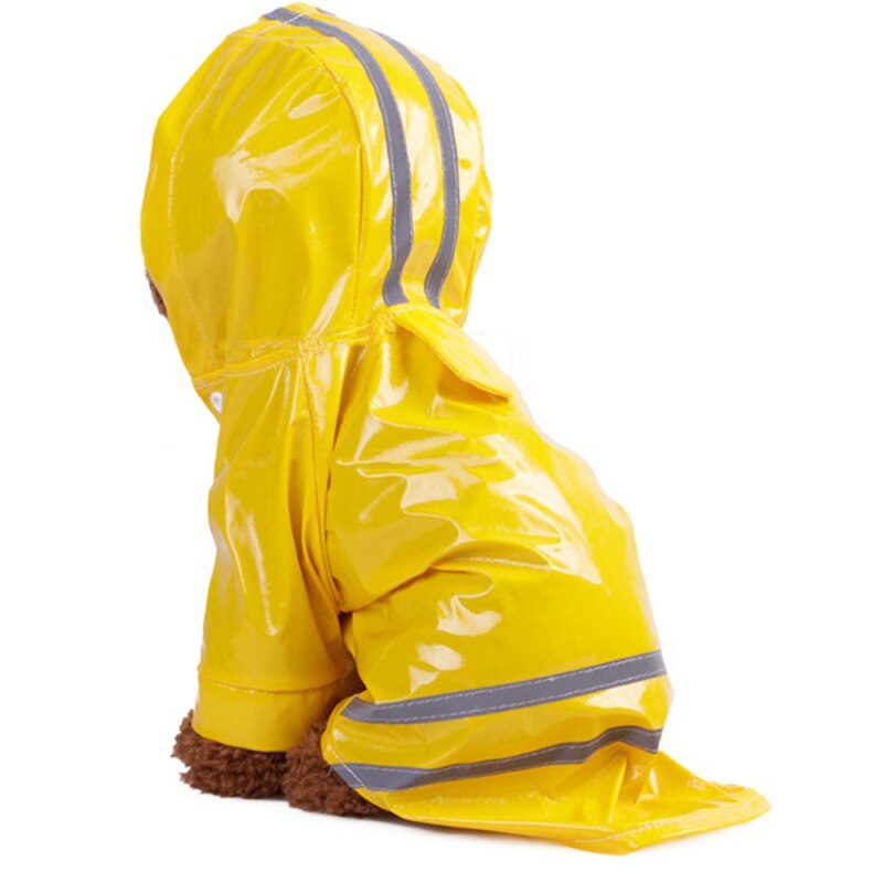 Vandtætte regnfrakker s-xl hunde regnfrakke forår sommer regnfrakker hund let tøj kæledyr tilbehør hvalpe reflekterende regnfrakke