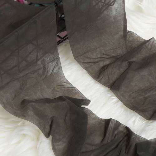Collant 3D Ultra-fin T entrejambe taille basse-gao yao kuan sans apparence entièrement Transparent caché femmes Sexy chaussettes bout des pieds Transparent: Dark gray
