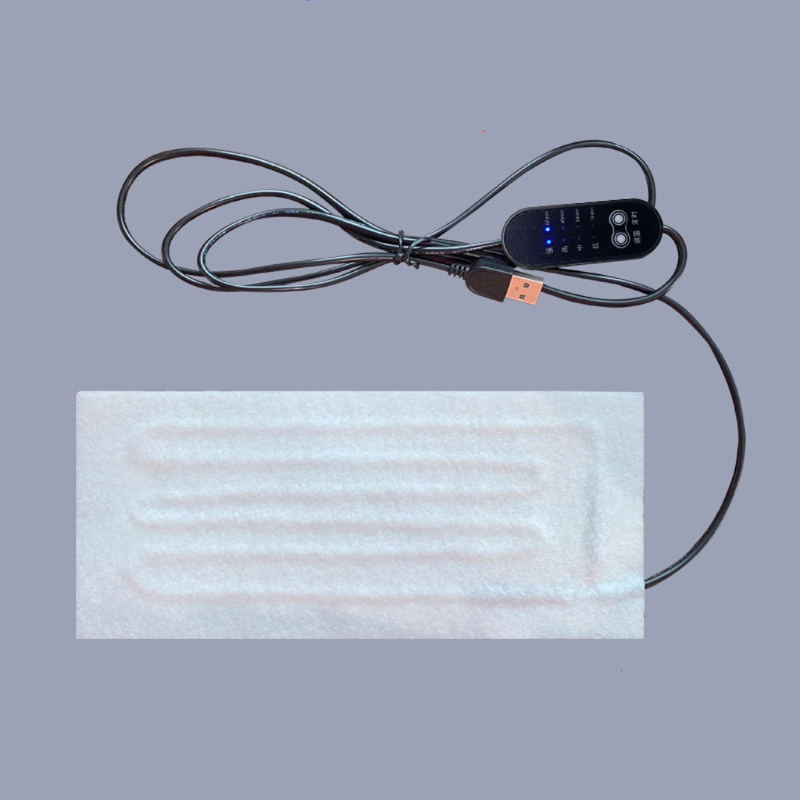 B36C USB Heating Mat 5V Heating Element Film Heater Pads for ​Camping Warmer