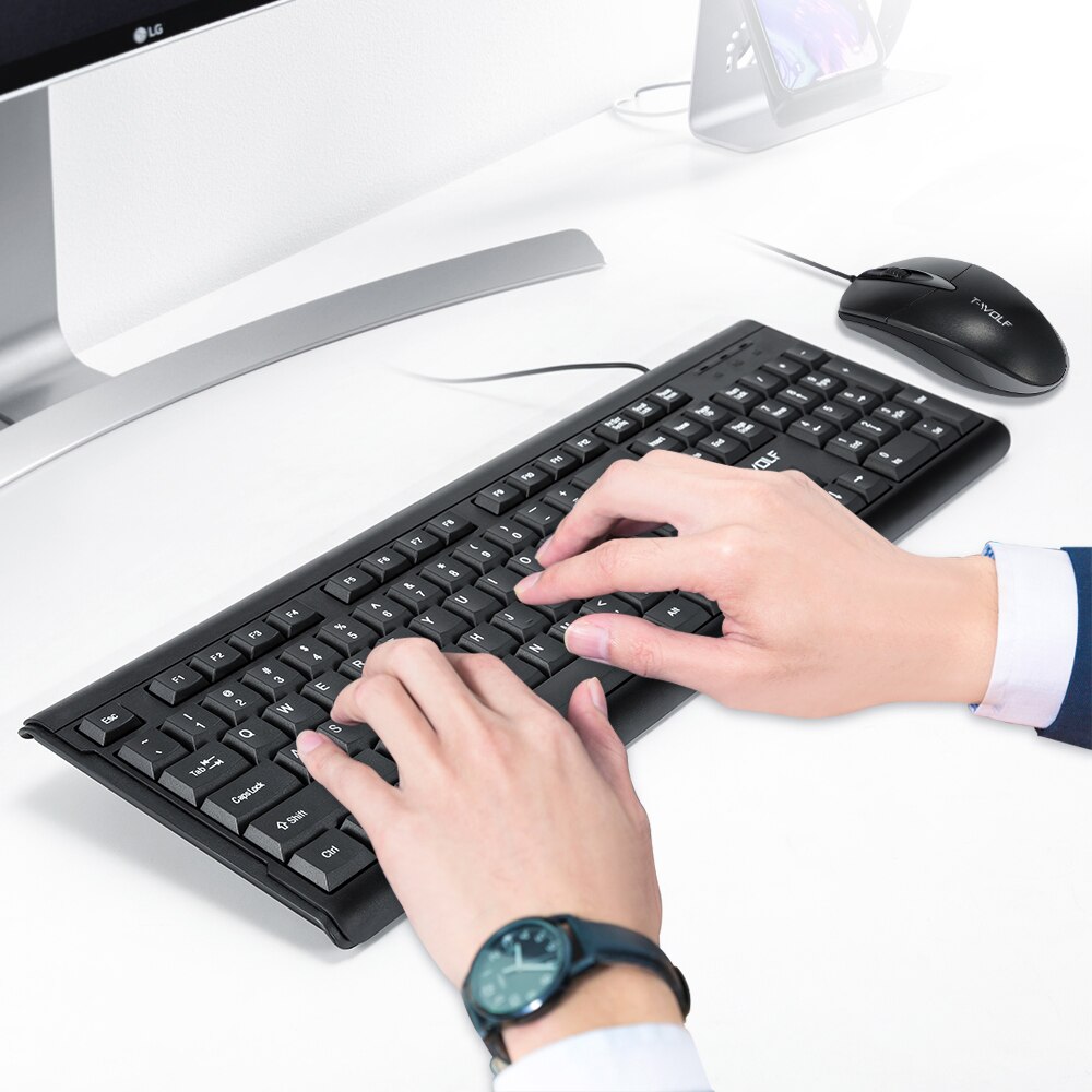 Keyboard and Mouse suite office home game keyboard and mouse are on