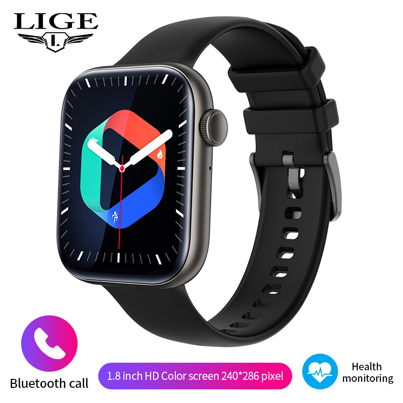 Smartwatch HD impermeável com chaves rotativas para homens e mulheres, chamada Bluetooth, suporte 120 esportes Smartwatch, 1,81 ", caixa incluída, novo, 2024: Branco