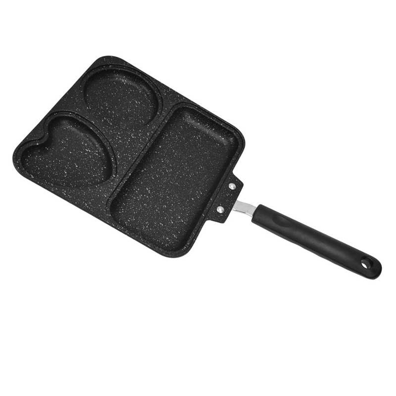 3 in 1 Frying Pan Square Frying Pan Multi Functional for Meals