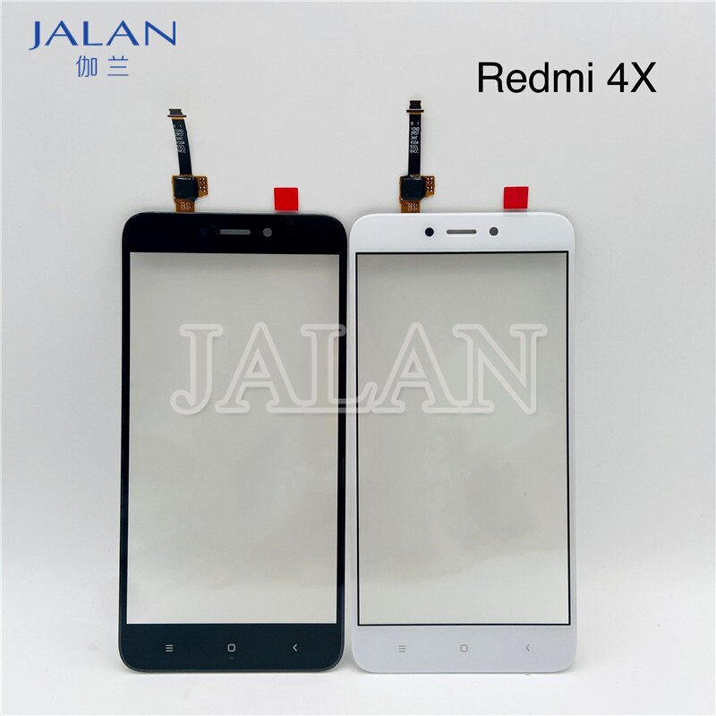 Cristal de pantalla táctil para redmi 4X, repuesto de Panel táctil, digitalizador TP, no funciona, 5 uds.