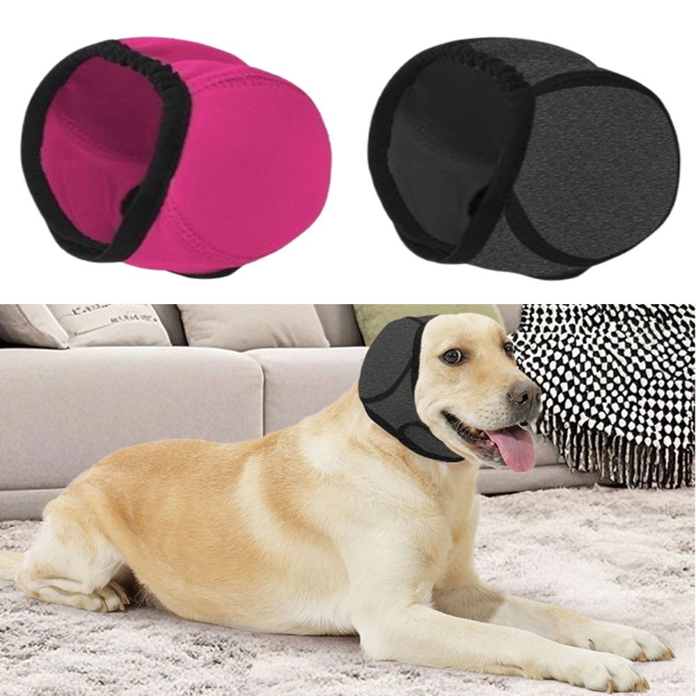 Orejeras para perros con reducción de ruido, protección auditiva, orejeras ajustables para mascotas, orejeras calmantes impermeables antiruido para perros
