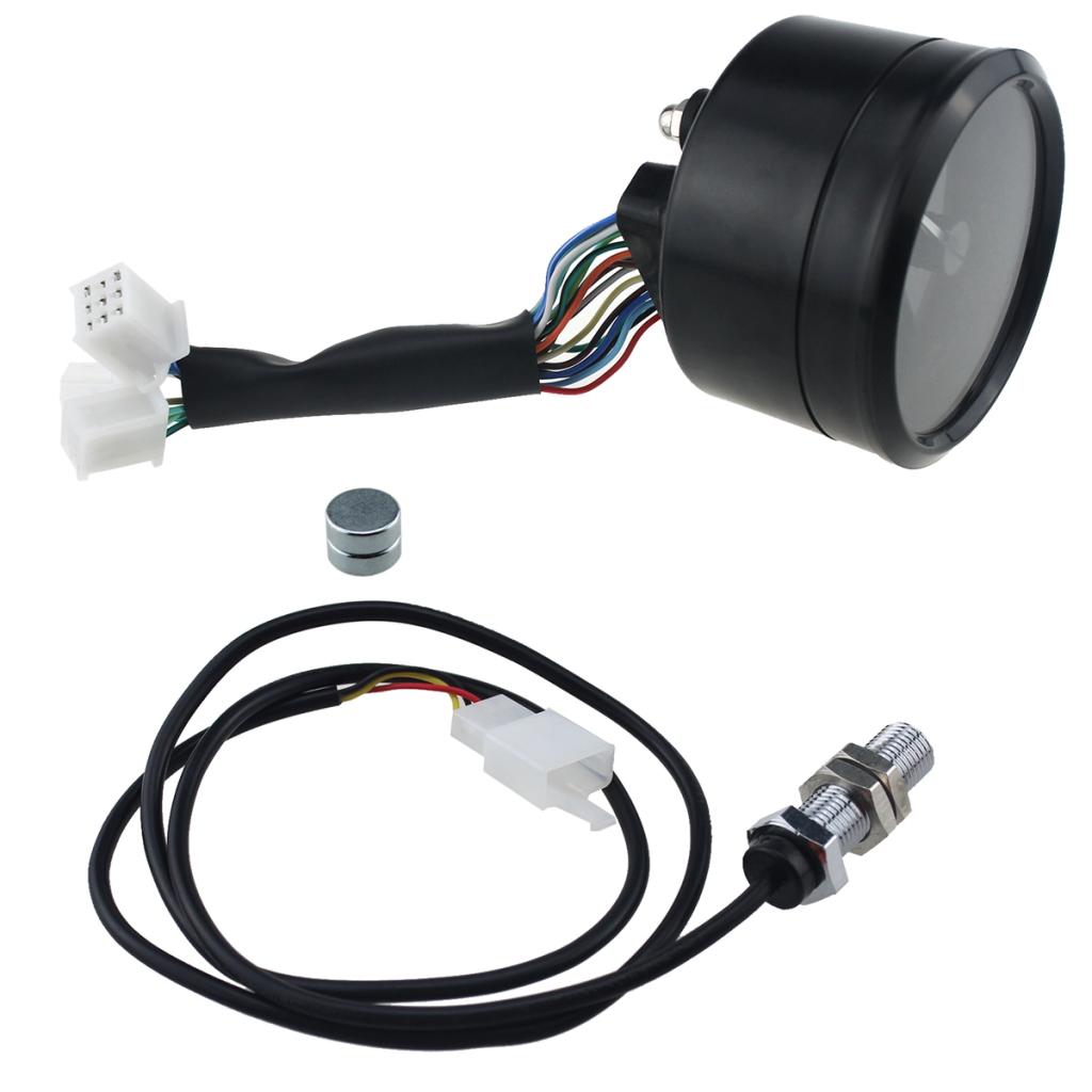Motorcycle Meter LED Digital Tachometer Odometer Speedometer Oil Meter For 1/2/4 Cylinder Multifunction Motorcycle Accessories