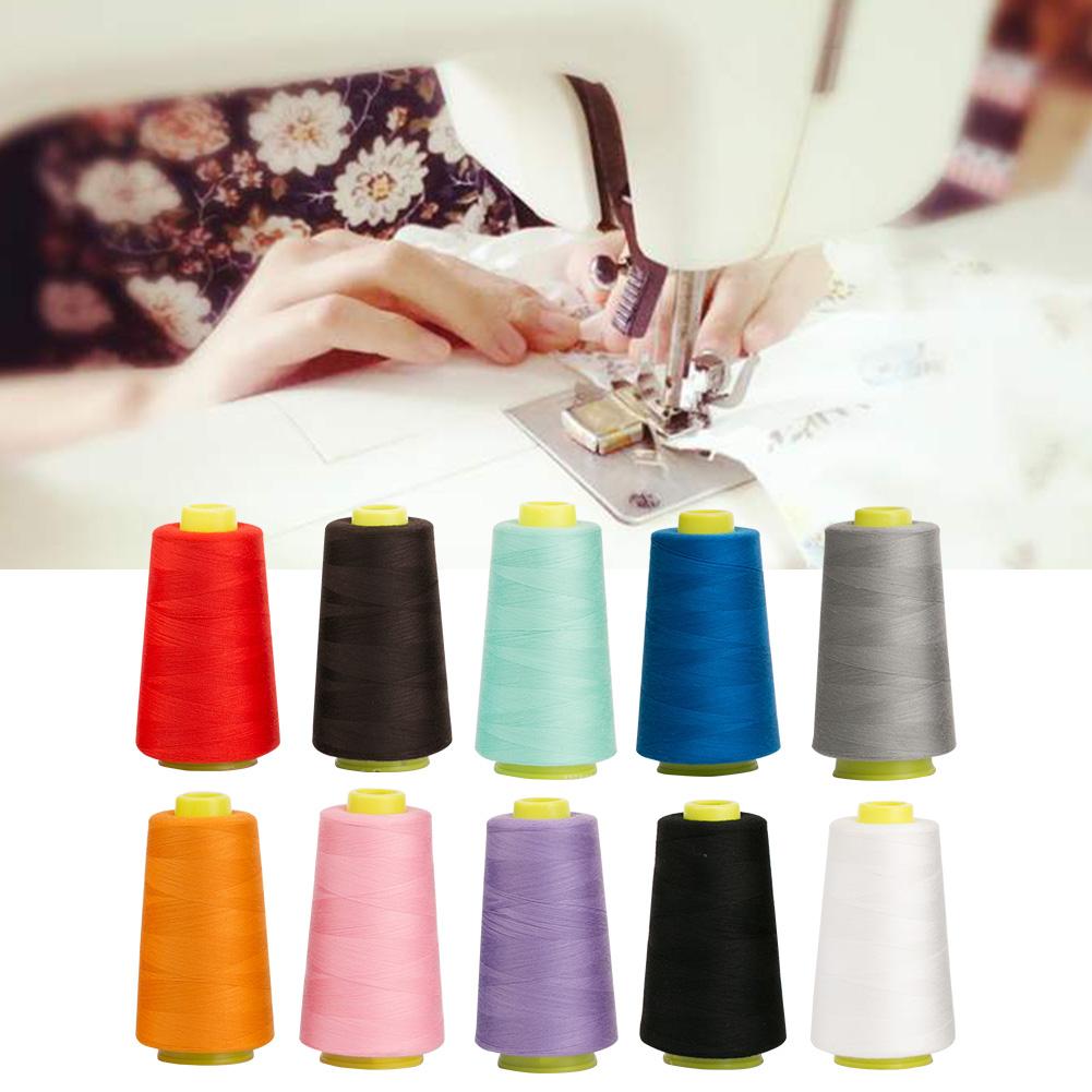 402 High-Speed Naaigaren Beschermende Kleding Masker Speciale Draad Standaard 3000 Yard Polyester Draad Kopie Rand Lijn 10 kleur