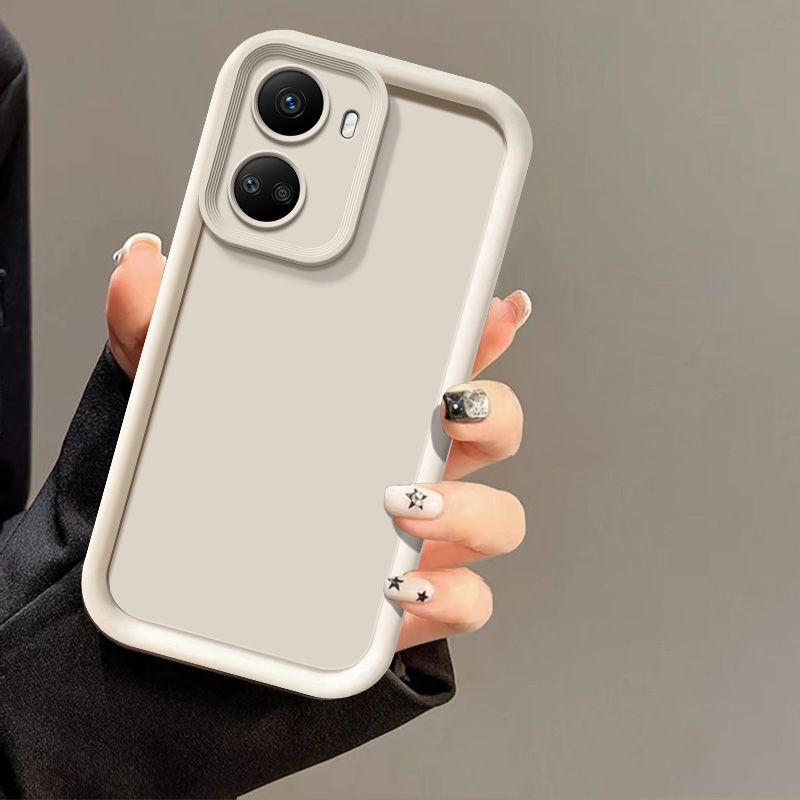 Para Huawei Nova 10 SE funda Huawei nova Y61 Y90 Y70 Y60 Y70 Plus Nova 5T Nova 11 Pro nova10 funda de silicona de carcasa blanca dulce: Tela de algodón / Negro