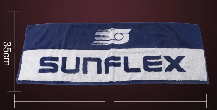Sunflex fitness håndklæde sved absorberende ren bomuld sved rengøring håndklæde sved håndklæde sports håndklæde bordtennis tilbehør: Default Title