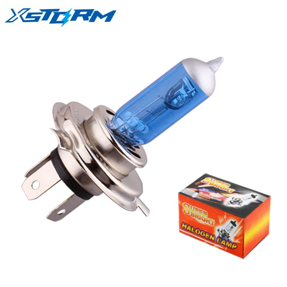 Bombilla halógena H4 de 100W y 12V, luces antiniebla súper brillantes blancas y amarillas, lámpara de Faro de alta potencia, fuente de luz para coche, estilo de estacionamiento