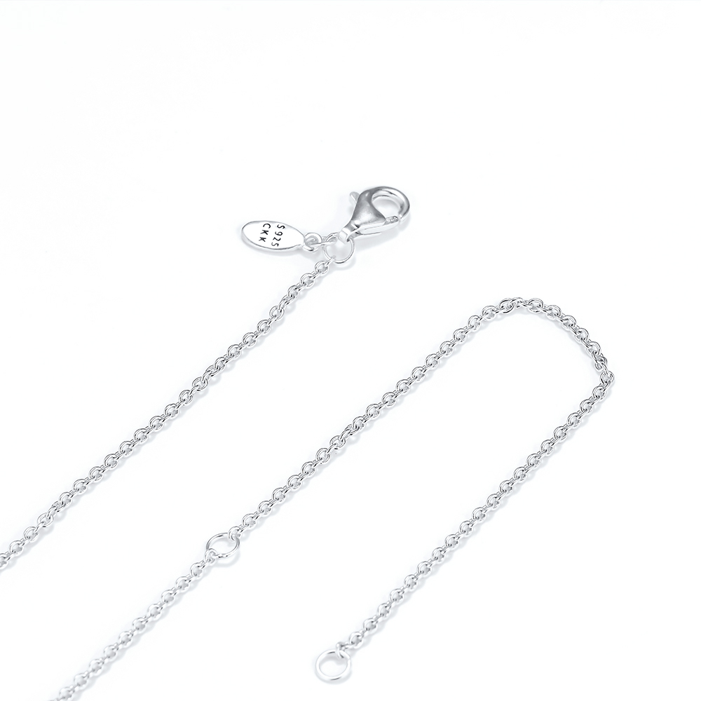 Zilveren Ketting Ketting 100% Authentieke Sterling-Zilver-Sieraden Voor Vrouwen