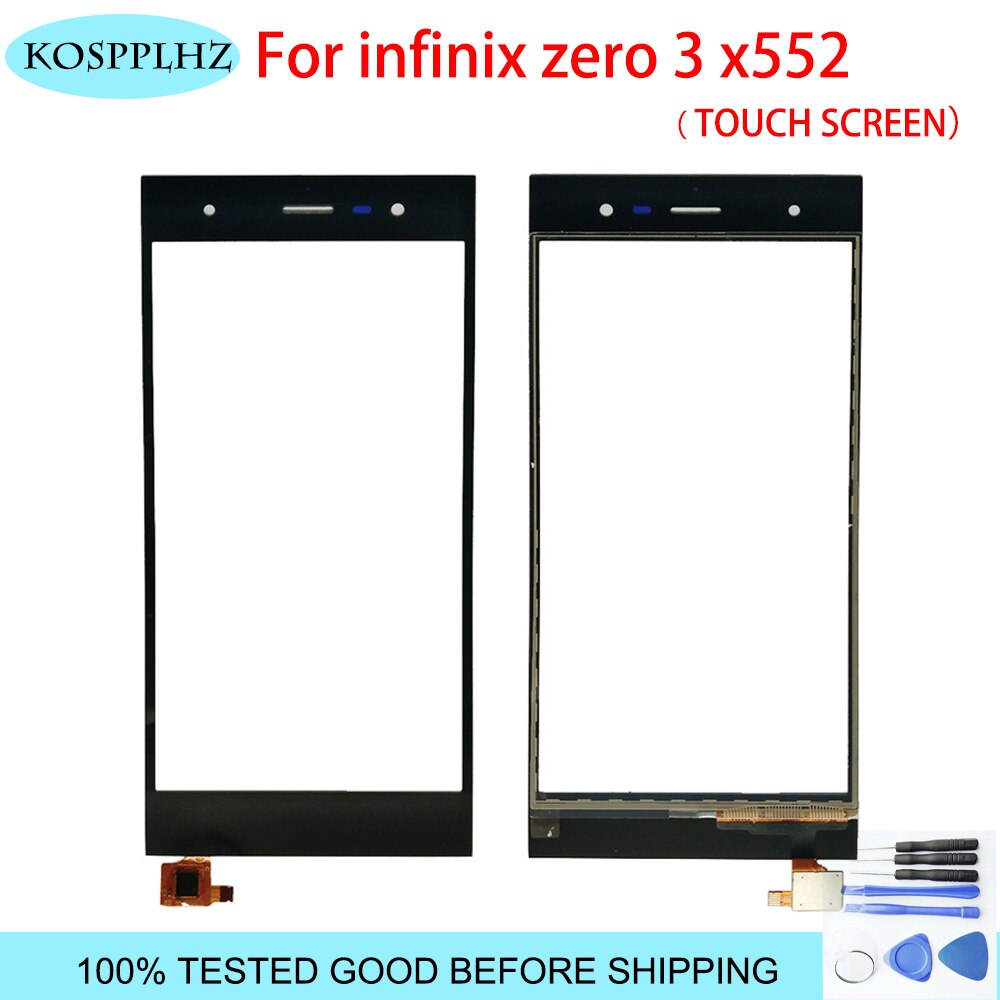 Touch Panel Sensor Touch Screen Digitizer For infinix zero 3 x552 Touch Screen Digitizer Front Glass Panel Sensor + Tools
