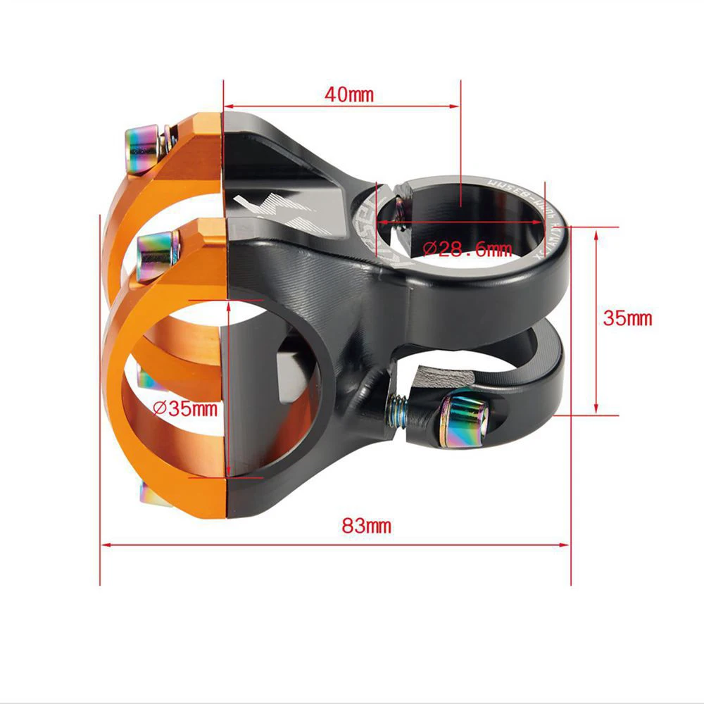 Mountainbike Grote Boring Stuur 35 MM Fiets Stuurpen 7075 Aluminium 28.6*35*40 MM Fiets Stuurpen